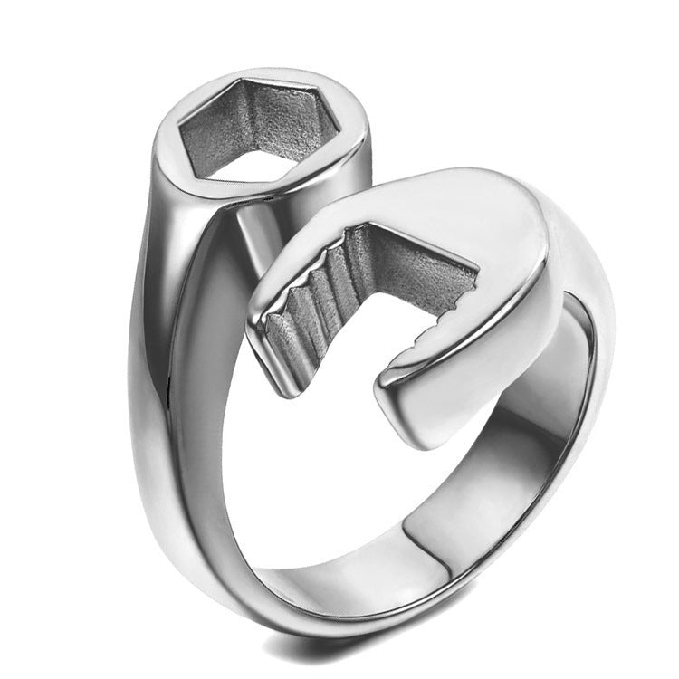 Wholesale Vintage Locomotive Wrench Metal Rings